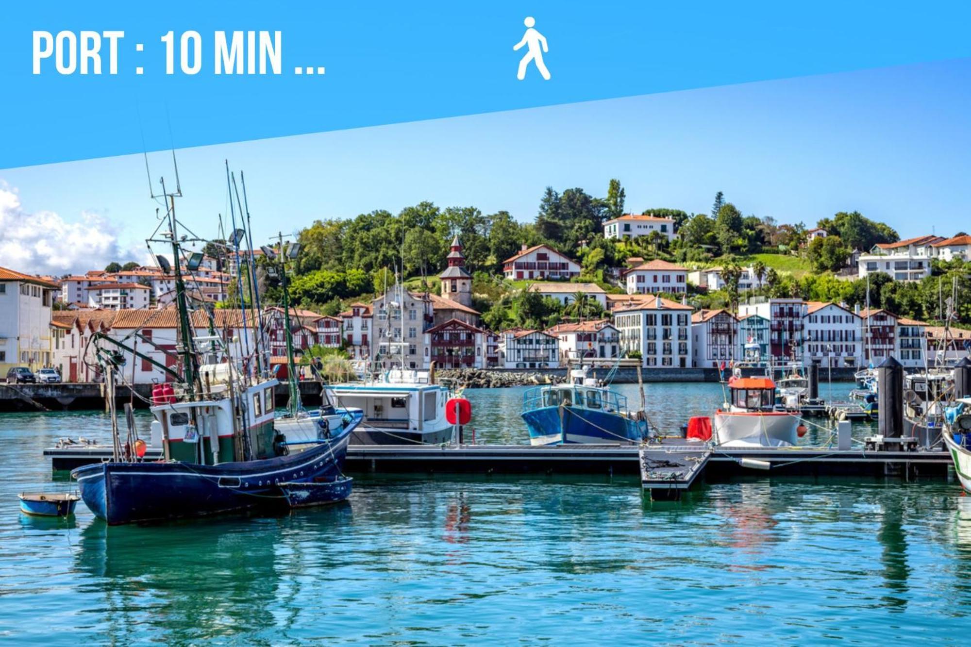 생장드루즈 Caporizon-Baillenia-T1 Vue Montagne - Piscine St Jean De Luz 아파트 외부 사진