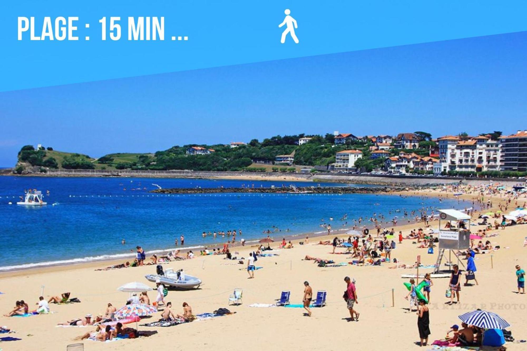 생장드루즈 Caporizon-Baillenia-T1 Vue Montagne - Piscine St Jean De Luz 아파트 외부 사진
